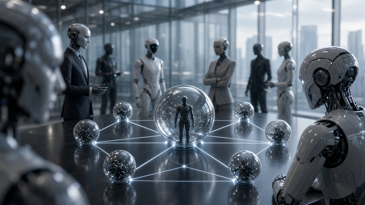 AI agents and systems emerging across a connected enterprise landscape