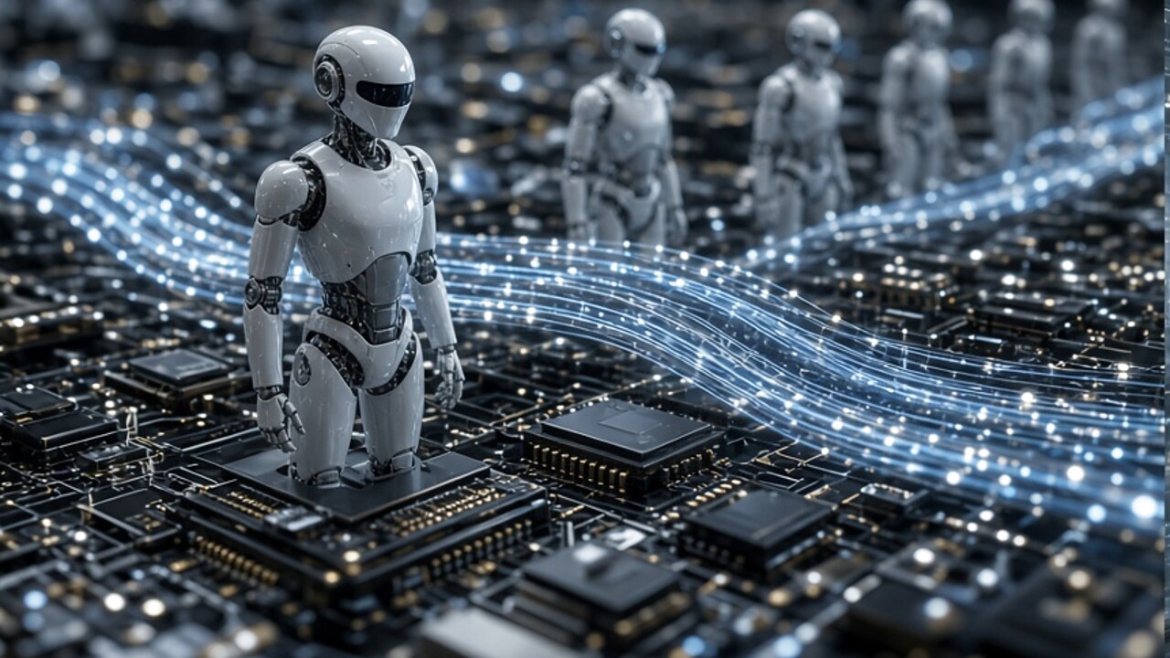 Multiple AI agents coordinated through a controlled infrastructure